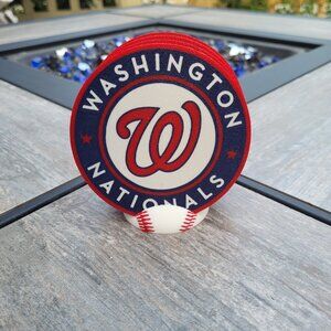 Washington Nationals Coaster Set - 3D Printed - (Set of 4)